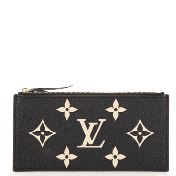 Louis Vuitton Felicie Zip Pouch Insert Bicolor Monogram Empreinte Giant