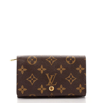 Louis Vuitton Porte Monnaie Tresor Wallet Monogram Canvas