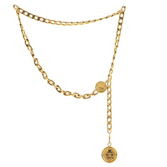 Chanel Vintage Medallion Chain Belt Metal