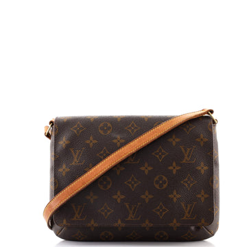Louis Vuitton Musette Tango Handbag Monogram Canvas