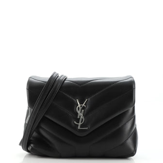 Saint Laurent LouLou Shoulder Bag Matelasse Chevron Leather Toy