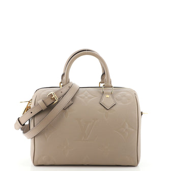 Louis Vuitton Speedy Bandouliere Bag Monogram Empreinte Giant 25