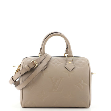 Louis Vuitton Speedy Bandouliere Bag Monogram Empreinte Giant 25