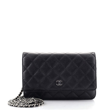 Chanel Wallet on Chain Quilted Caviar