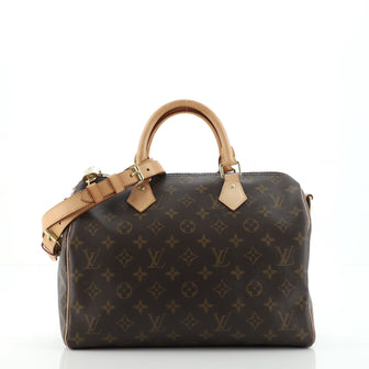 Louis Vuitton Speedy Bandouliere Bag Monogram Canvas 30
