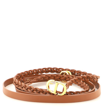 Christian Dior DiorDouble Belt Braided Leather Thin