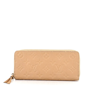 Louis Vuitton Clemence Wallet Monogram Empreinte Leather