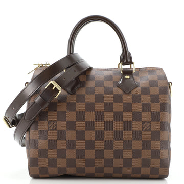 Louis Vuitton Speedy Bandouliere Bag Damier 25