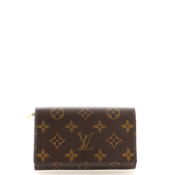 Louis Vuitton Porte Monnaie Canvas Billet Tresor Wallet