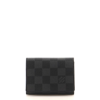 Louis Vuitton Envelope Business Card Holder Damier Graphite