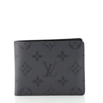 Buy Louis Vuitton Slender Mens Wallet Monogram Eclipse Canvas