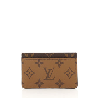 Louis Vuitton Card Holder Reverse Monogram Canvas