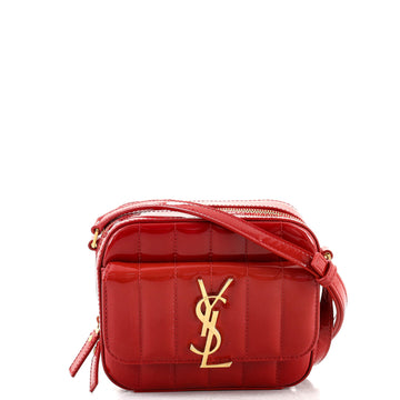 Saint Laurent Vicky Camera Bag Vertical Quilt Patent Toy