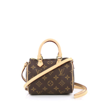 Speedy Bandouliere Bag Monogram Canvas Nano