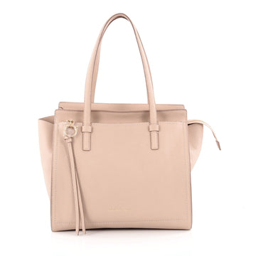 Salvatore Ferragamo Amy Tote Pebbled Leather Medium