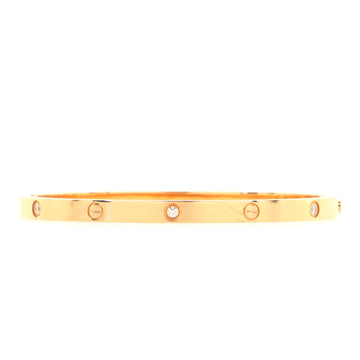 Cartier Love 6 Diamond Bracelet 18K Rose Gold and Diamonds Small