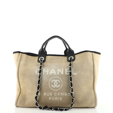 Chanel Deauville Tote Canvas Medium