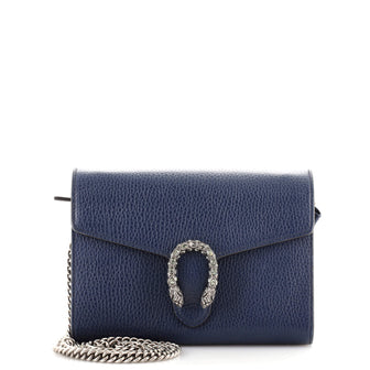 Dionysus Chain Wallet Leather with Embellished Detail Small