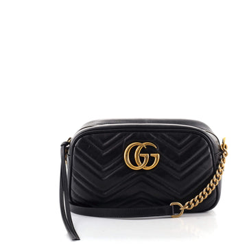 Gucci GG Marmont Shoulder Bag Matelasse Leather Small
