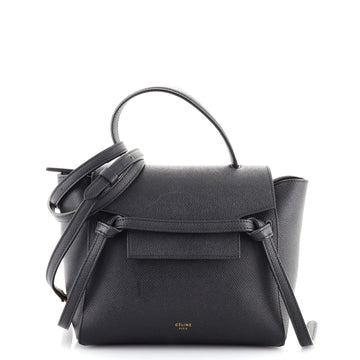 Celine Belt Bag Textured Leather Nano