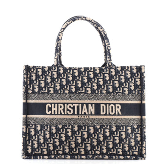 Christian Dior Book Tote Oblique Canvas Medium