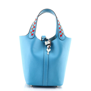 Hermes Picotin Lock Bag Tressage Epsom PM