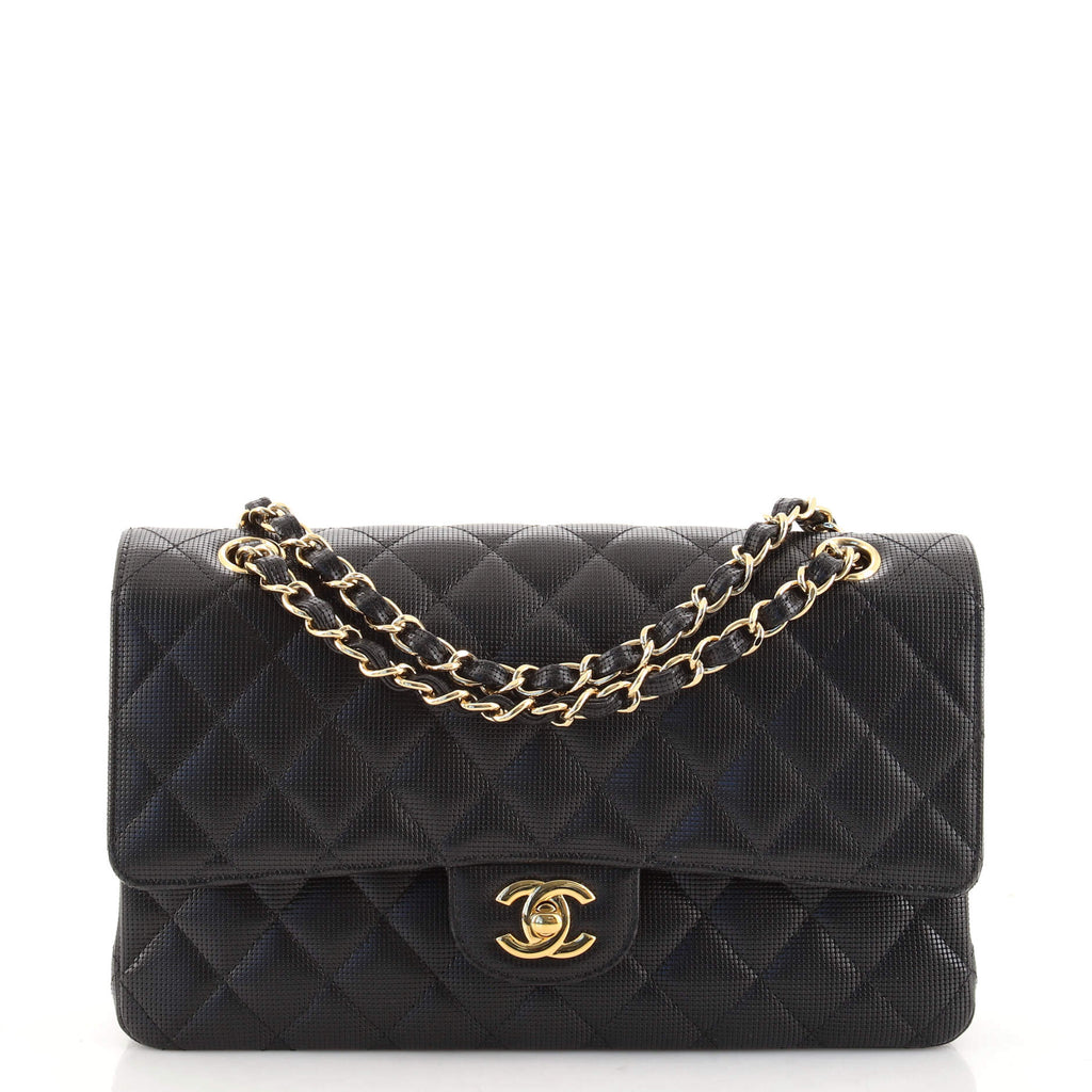Chanel Classic Double Flap Bag Pixel Effect Quilted Calfskin
