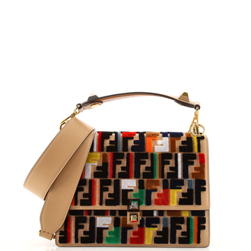 Fendi Kan I Bag Zucca Velvet Medium