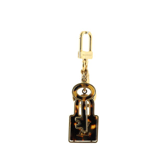 Louis Vuitton Confidence Bag Charm and Key Holder Tortoise Acetate and Metal