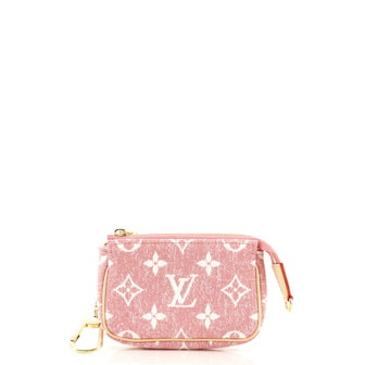 Louis Vuitton Micro Pink Denim Pochette Accessoires