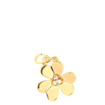 Van Cleef & Arpels Frivole Pendant Charm Pendant & Charms 18K Yellow Gold with Diamond