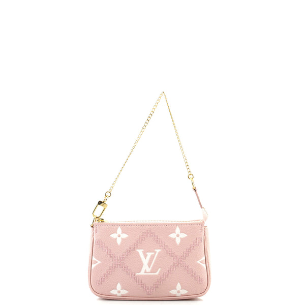 LOUIS VUITTON LIMITED EDITION BY THE POOL PINK MINI POCHETTE ACCESSOIRES