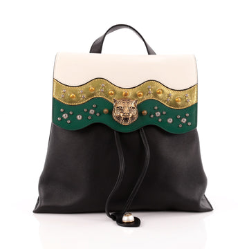 Gucci Animalier Malin Backpack Studded Leather Medium