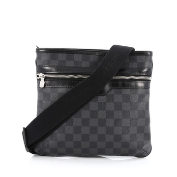 Louis Vuitton Thomas Handbag Damier Graphite Gray