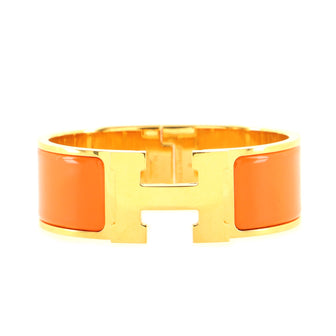 Hermes Clic Clac H Bracelet Enamel Wide