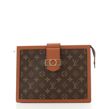 Louis Vuitton Dauphine Pochette Reverse Monogram Canvas