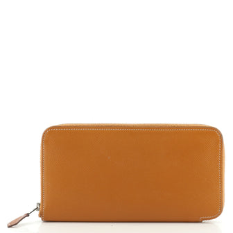 Hermes Azap Zip Around Wallet Silk'in Epsom Long