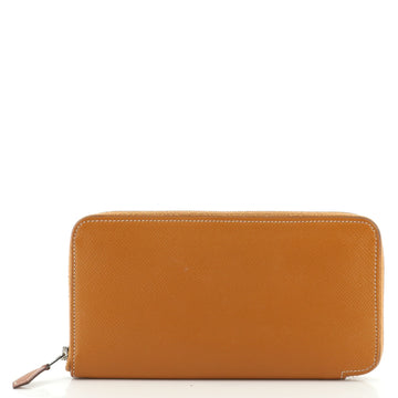 Hermes Azap Zip Around Wallet Silk'in Epsom Long