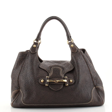 Gucci New Pelham Tote Guccissima Leather Large