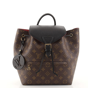 Louis Vuitton Montsouris Backpack NM Monogram Canvas with Leather PM