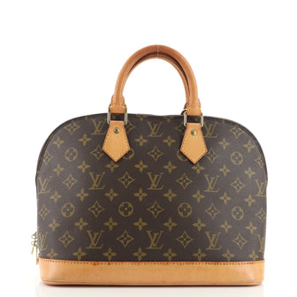 Louis Vuitton Vintage Alma Handbag Monogram Canvas PM