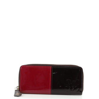 Clemence patent leather wallet