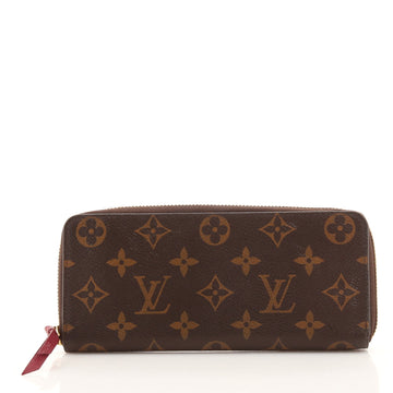 Louis Vuitton Clemence Wallet Monogram Canvas