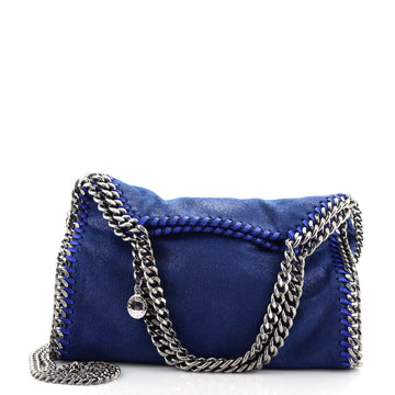 Stella McCartney Falabella Fold Over Crossbody Bag Shaggy Deer Mini