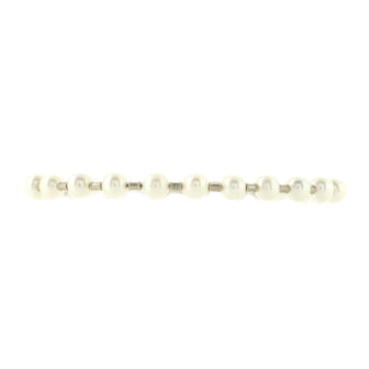 Tiffany & Co. HardWear Bracelet Sterling Silver and Pearls 7-8mm