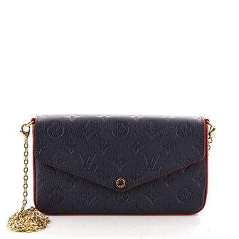 Louis Vuitton Felicie Pochette Monogram Empreinte Leather