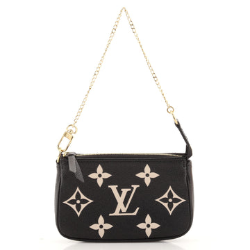 Louis Vuitton Pochette Accessoires Bicolor Monogram Empreinte Giant Mini