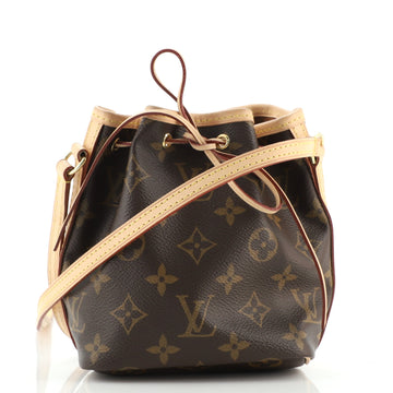 Louis Vuitton Noe Handbag Monogram Canvas Nano