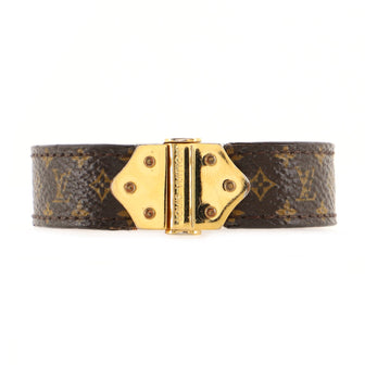 Louis Vuitton Nano Monogram Bracelet Monogram Canvas and Metal