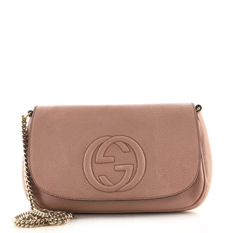 Gucci Soho Chain Crossbody Bag Leather Medium